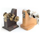 Schlage & Yale Door Knob Cut Away Salesman Samples