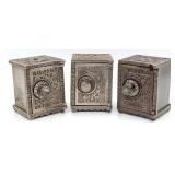 (3) Kenton Brand Cast Iron Union Bank