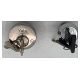 Abloy & Yale Lock Tumbler Cut Away Salesman Sample