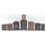 (8) Cast Iron & Pressed Steel Safe Still Banks