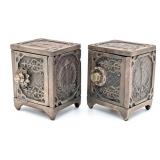 (2) Kenton Brand Cast Iron Savings Deposit Still B