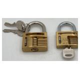 Abus No. 55/50 & Cisa Cut Away Padlock Salesman Sa