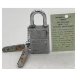 Mercury Mark II Solo Magnetix Key Cut Away Padlock