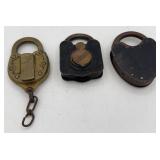 D.M. & Co., Elgin, & Unmarked Padlocks w/ Keyway G