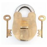 Large Brass Padlock