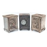 (3) Cast Iron Safe Still Banks