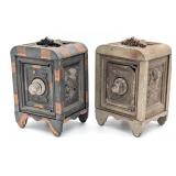(2) Kenton Brand Cast Iron Still Safe Banks