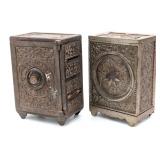 Cast Iron Standard Safe Deposit and Ornate Still B