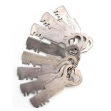 (8) Pally Jail Building Co. Jail Keys