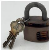 Eagle Cut Away Padlock Salesman Sample