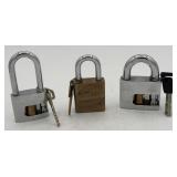 Abus & American Cut Away Padlock Salesman Samples