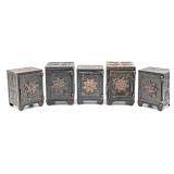 (5) Cast Iron Security Safe Deposit Banks