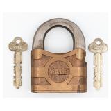 Yale & Towne Mfg. Co. Padlock with Keys