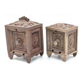 (2) Kenton Brand Cast Iron Safe Still Banks