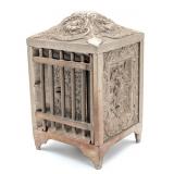 Cast Iron No. 43 Jewel Safe Bank w/ Barred Door