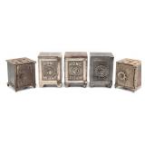 (5) Cast Iron Home Safe Still Banks