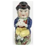 Antique English Staffordshire 'Man In Tricorn Hat