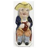 Antique English Staffordshire 'Man In Tricorn Hat