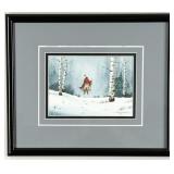 Arthur Menchego Native American On Horseback In Wi