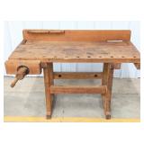 Vintage C. Christiansen Carpenter's Workbench