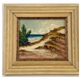 Glenn Bastian 'Indiana Sand Dunes' Oil On Board