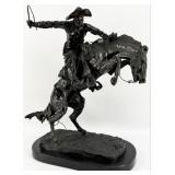 After Frederic Remington 'Bronco Buster' Bronze