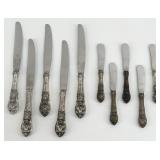 Set Of Ten Sterling Silver International 'Richeli