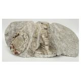 Native American Indian Chief Alabaster Carved Scul