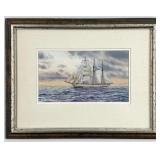 1983 James Griffiths 'Sunset Run' Sailing Ship G