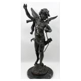 After Auguste Moreau 'Cupid' Bronze Sculpture