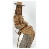 1996 Leonardo Salazar 'St. Francis' Hand-Carved