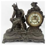 Antique Ansonia 'Mercury' Figural Mantel Clock