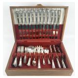 55 Piece Sterling Silver Wallace 'Saxon' Flatwar