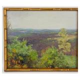 1927 Paul T. Sargent 'Summer Vista' Oil On Board