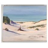 John Correll Indiana Dunes Oil On Canvas Painting