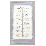 Navajo Bird Pictorial 'Tree Of Life' 29' x 58'