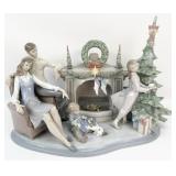Large Lladro 'A Family Christmas' Limited Editio