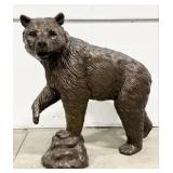 Life Size Walking Mama Bear Bronze Statue