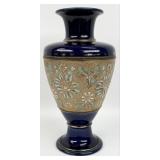 Large Antique Art Nouveau Doulton Lambeth Beaded T