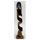 Signed P. Cheromiah 'Longhair' Hopi Kachina Doll