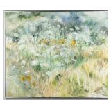 Large Clara Straight 'Wild Flowers' Oil On Canva