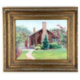 J.K. Buckley 'Boy Scouts Cabin' Oil On Canvas Pa