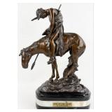 'End Of The Trail' Bronze Statue After James Fra