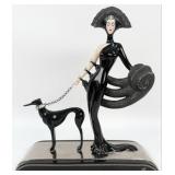 Franklin Mint House Of Erte 'Symphony In Black'