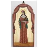 1994 Santa Lucia Patron Saint Of The Blind Retablo