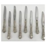 Set Of the Eight Sterling Silver Reed & Barton 'F