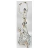 Retired Lladro 'Flamenco Dancers' Porcelain Figu