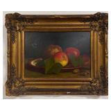 1878 William Fyfe Fruit & Vegetable Still Life Oil