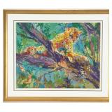 LeRoy Neiman 'Serengeti Leopard' Limited Edition