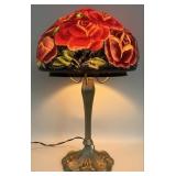 Contemporary Pairpoint Style Puffy Red & Purple Ro